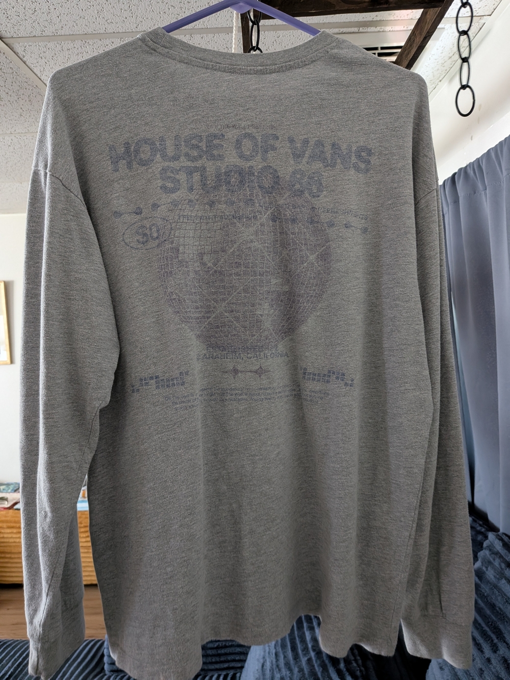 Vans Long Sleeve Tee - Heather Gray